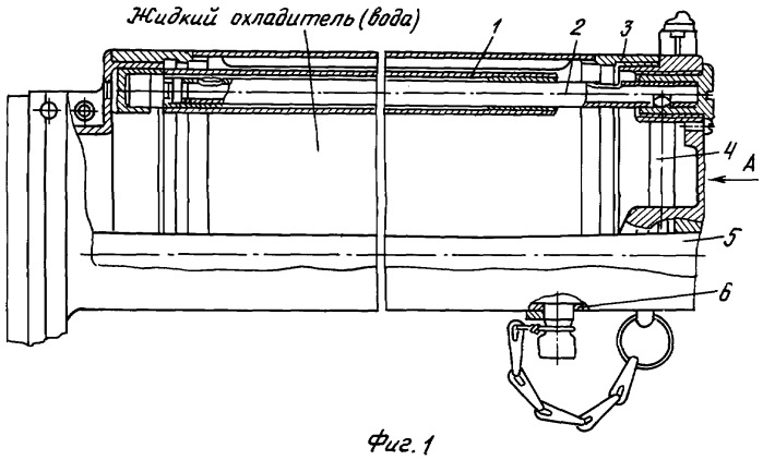 Устройство для охлаждения стволов систем стрелково-пушечного вооружения (патент 2412420)