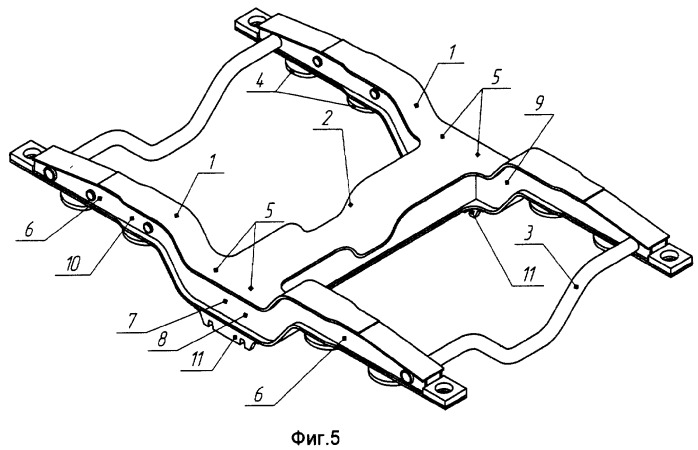 Рама для конструктивного ряда тележек железнодорожного подвижного состава (патент 2268181)