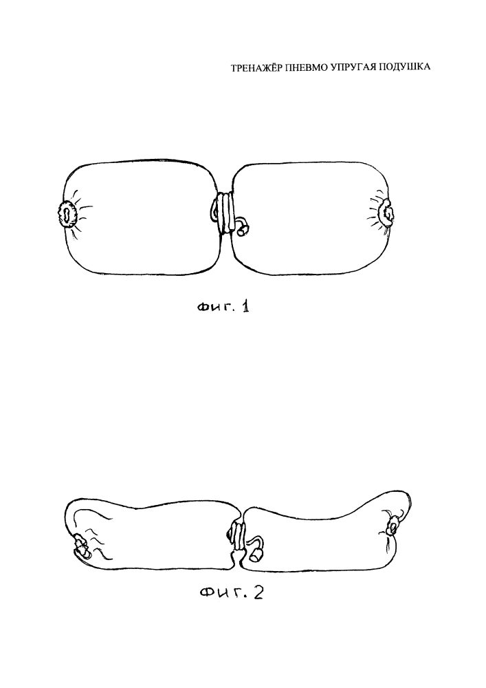 Тренажёр пневмоупругая подушка (патент 2641089)