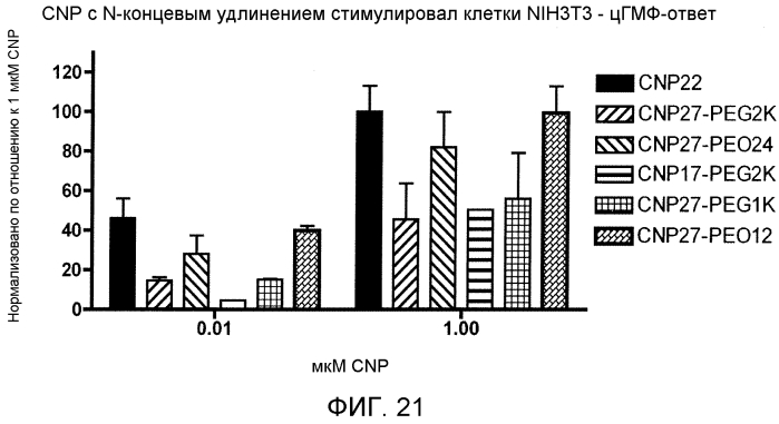 Варианты натрийуретического пептида с-типа (патент 2573911)