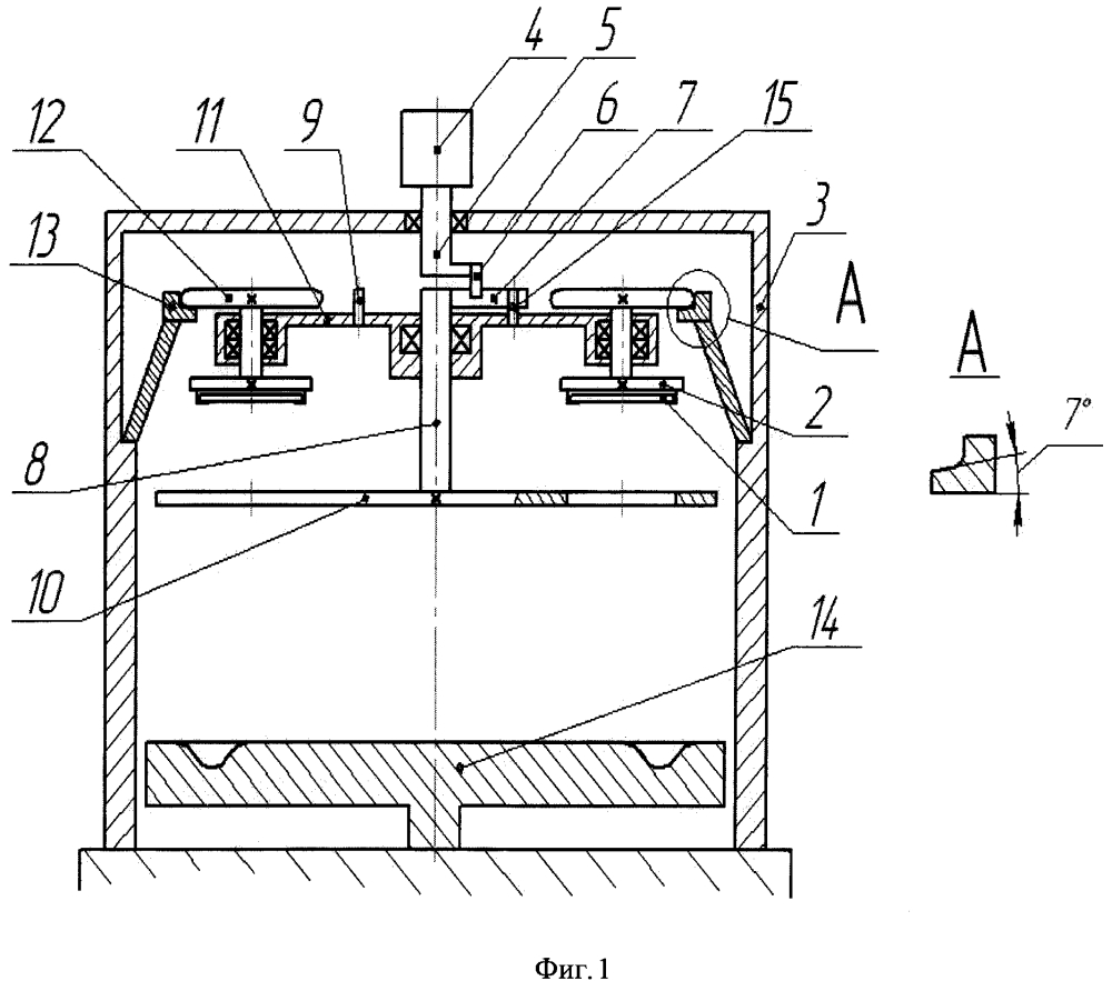 Устройство для нанесения покрытий на подложки в вакууме (патент 2634833)