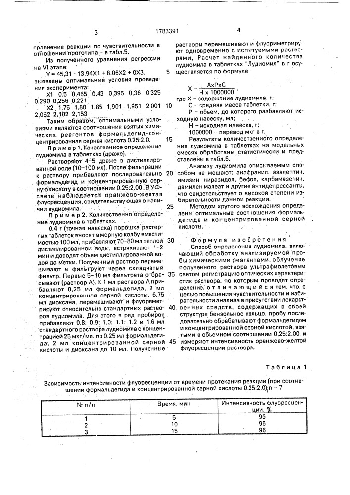 Способ определения лудиомила (патент 1783391)