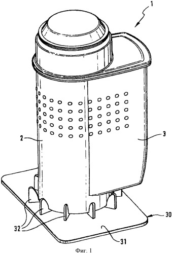 Фильтрующий картридж и подставка для фильтрующего картриджа (патент 2351270)