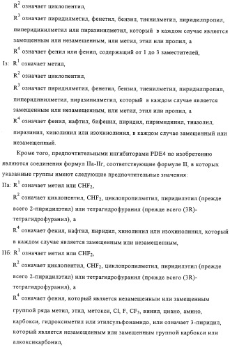 Применение производных анилина в качестве ингибиторов фосфодиэстеразы 4 (патент 2321583)