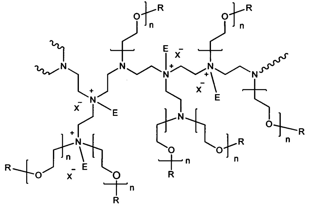 Кватернизованные полиэтиленимины с высокой степенью кватернизации (патент 2631860)
