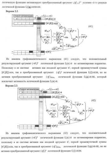 Функциональная структура предварительного сумматора f ([ni]&amp;[ni,0]) условно &quot;i&quot; и &quot;i+1&quot; разрядов &quot;k&quot; группы параллельно-последовательного умножителя f ( ) для позиционных аргументов множимого [ni]f(2n) с применением арифметических аксиом троичной системы счисления f(+1,0,-1) (варианты русской логики) (патент 2439658)