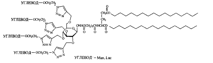 Тетравалентные неогликоконъюгаты с углеводным разветвляющим ядром и способ их получения (патент 2575925)