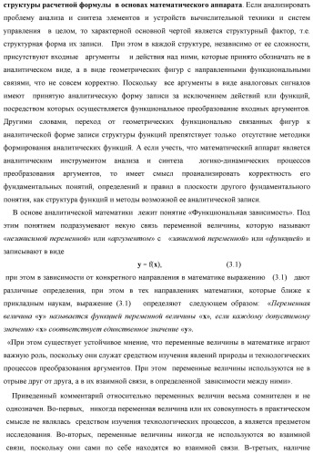 Функциональная входная структура сумматора с процедурой логического дифференцирования d/dn первой промежуточной суммы минимизированных аргументов слагаемых &#177;[ni]f(+/-)min и &#177;[mi]f(+/-)min (варианты русской логики) (патент 2427028)