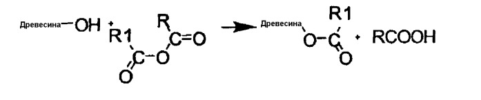 Способ обработки лигноцеллюлозных материалов, в частности древесины, а также материал, полученный этим способом (патент 2309039)