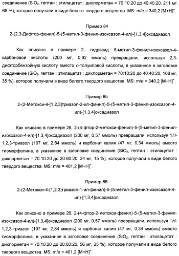 Производные арил-изоксазоло-4-ил-оксадиазола (патент 2426731)