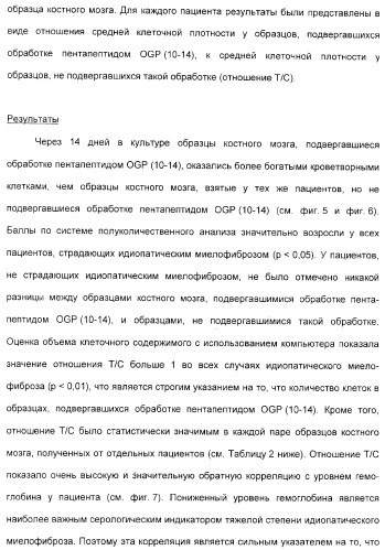 Олигопептиды остеогенного роста как стимуляторы кроветворения (патент 2310468)