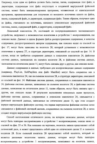 Устройство воспроизведения, способ воспроизведения, программа, носитель данных программы, система поставки данных, структура данных и способ изготовления носителя записи (патент 2414013)