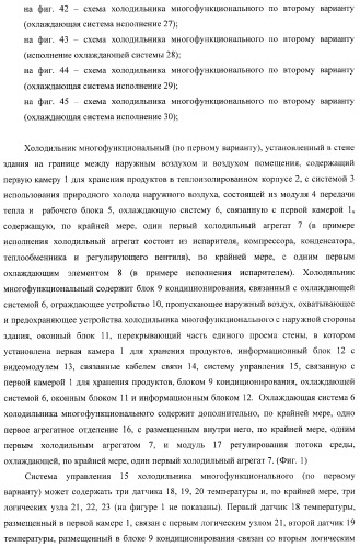 Холодильник многофункциональный (два варианта) и способ охлаждения в камере холодильника многофункционального (четыре варианта) (патент 2376536)