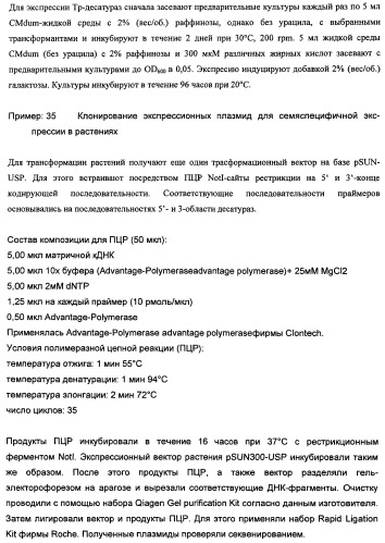 Способ получения полиненасыщенных кислот жирного ряда в трансгенных организмах (патент 2447147)