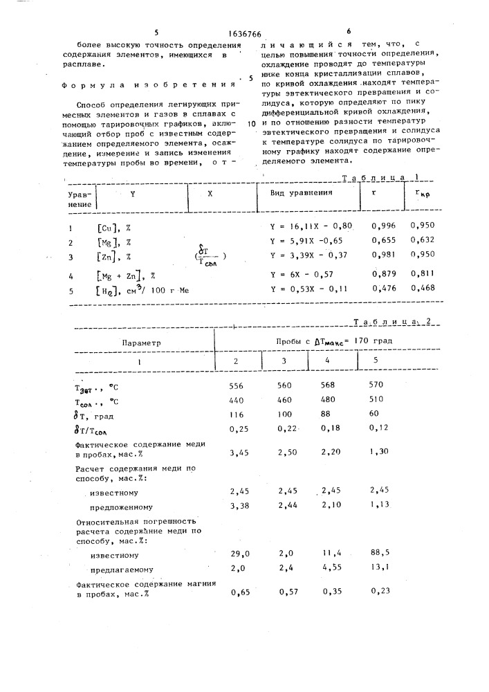 Способ определения легирующих примесных элементов и газов в сплавах (патент 1636766)