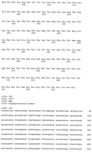 Иммуногенные композиции антигенов staphylococcus aureus (патент 2536981)