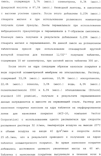 Контролируемое высвобождение активного вещества в среду с высоким содержанием жира (патент 2308263)