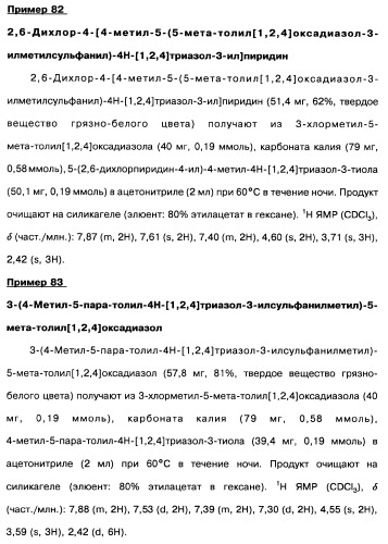 [1,2,4]оксадиазолы (варианты), способ их получения, фармацевтическая композиция и способ ингибирования активации метаботропных глютаматных рецепторов-5 (патент 2352568)