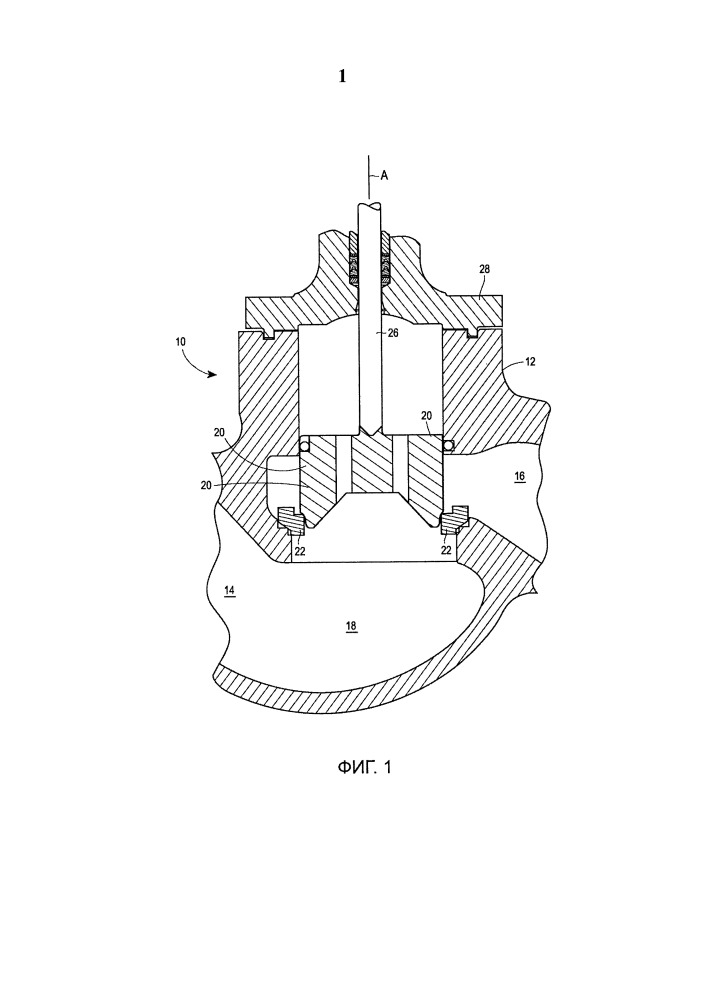 Графитовый/металлический уплотнительный узел клапана для высокотемпературных управляющих клапанов (патент 2665801)