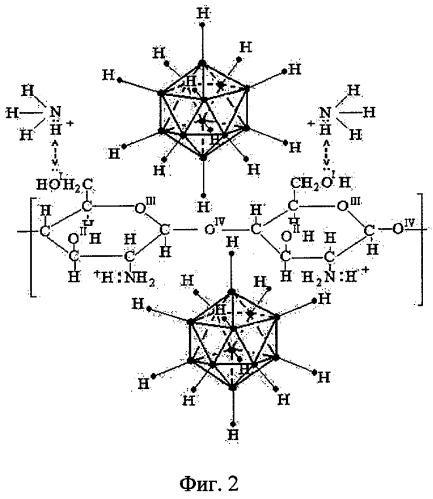 Аддукты додекагидро-клозо-додекабората хитозания с хлорной кислотой или перхлоратом аммония (патент 2394840)