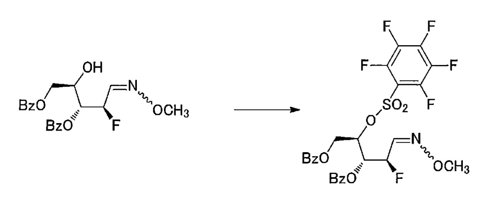 Синтетическое промежуточное соединение 1-(2-дезокси-2-фтор-4-тио-β-d-арабинофуранозил)цитозина, синтетическое промежуточное соединение тионуклеозида и способ их получения (патент 2633355)