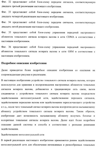 Система и способ обеспечения тональных сигналов возврата вызова в сети связи (патент 2378787)