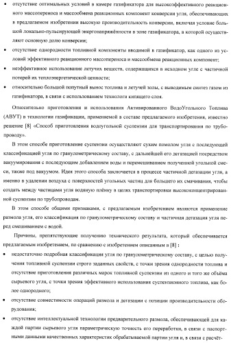Способ псевдодетонационной газификации угольной суспензии в комбинированном цикле &quot;icsgcc&quot; (патент 2433282)