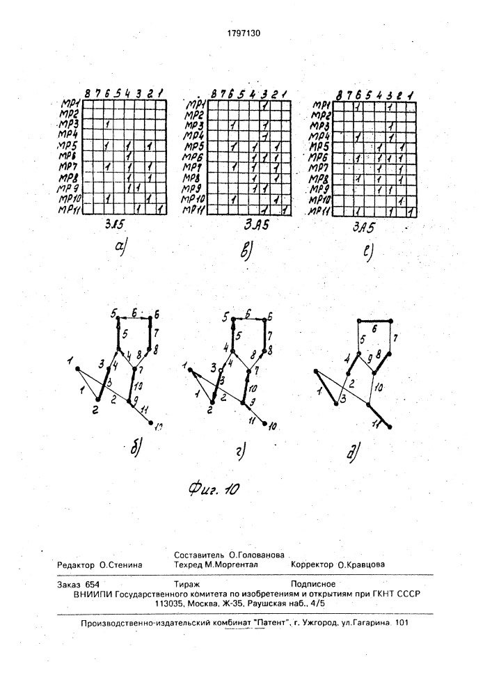 Устройство для моделирования сетевого графика (патент 1797130)