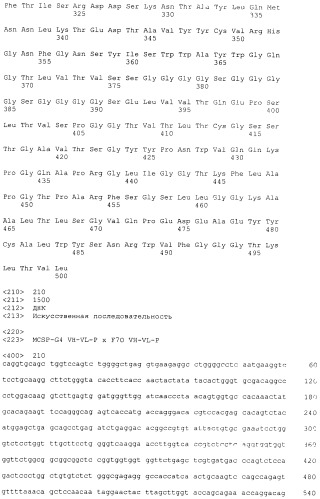 Pscaxcd3, cd19xcd3, c-metxcd3, эндосиалинxcd3, epcamxcd3, igf-1rxcd3 или fap-альфаxcd3 биспецифическое одноцепочечное антитело с межвидовой специфичностью (патент 2547600)