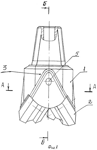 Буровое шарошечное долото (патент 2284403)