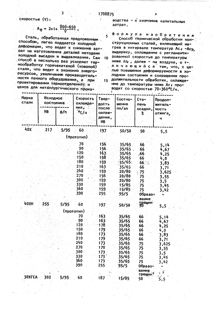 Способ термической обработки конструкционных сталей (патент 1708875)