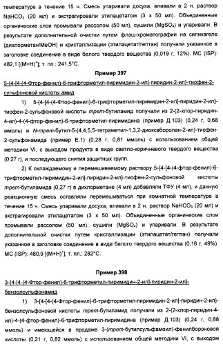 Производные пиридина и пиримидина в качестве антагонистов mglur2 (патент 2451673)