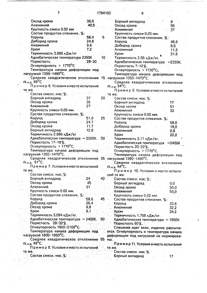 Способ получения пористых огнеупорных материалов (патент 1794103)