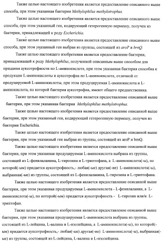 Способ придания бактерии, принадлежащей к роду methylophilus, ауксотрофности по l-аминокислоте, бактерия, принадлежащая к роду methylophilus, и способ продукции l-аминокислоты (патент 2395569)