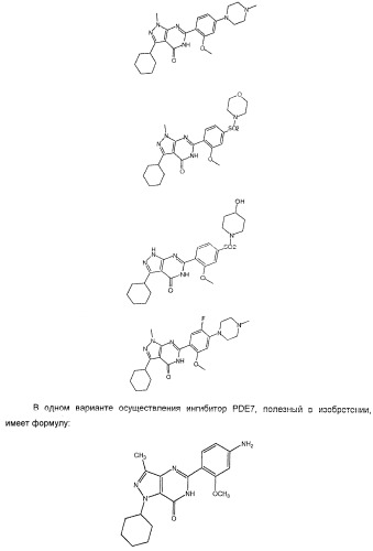 Использование ингибиторов pde7 для лечения нарушений движения (патент 2449790)