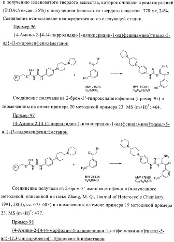 Новые пиперидинзамещенные диаминотиазолы (патент 2382784)