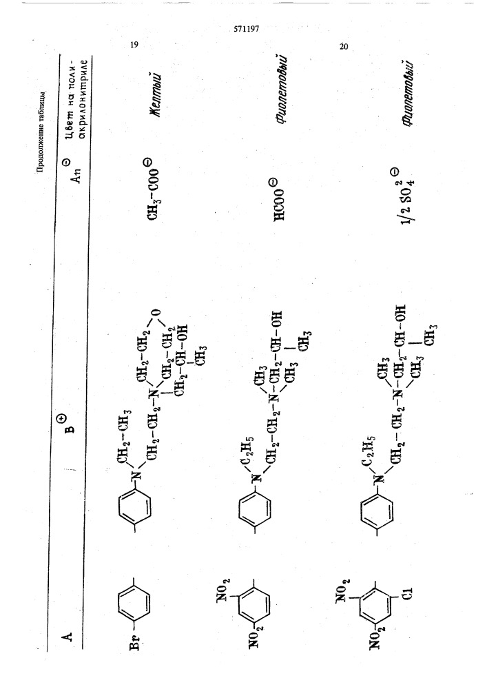 Способ получения катионных азокрасителей (патент 571197)
