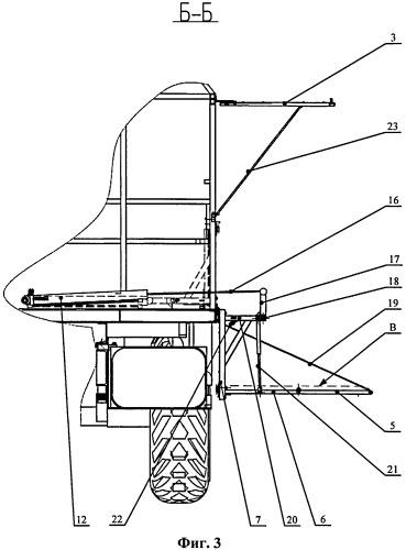 Распашной борт специального транспортного средства (патент 2541562)