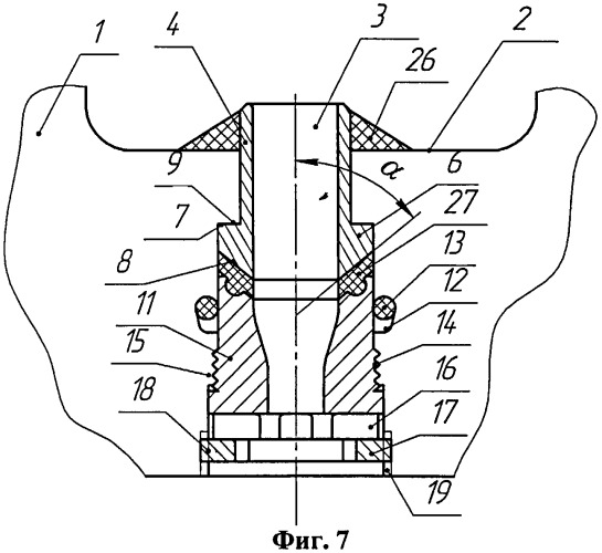 Буровое долото с промывочными узлами (патент 2509199)