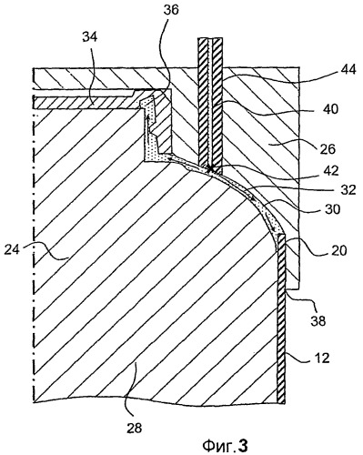 Устройство и способ формования части упаковочного контейнера (патент 2468915)