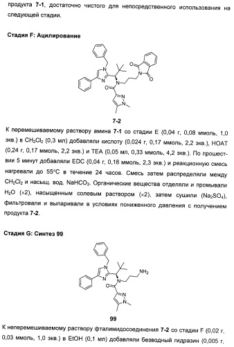 N-(1-(1-бензил-4-фенил-1н-имидазол-2-ил)-2,2-диметилпропил)бензамидные производные и родственные соединения в качестве ингибиторов кинезинового белка веретена (ksp) для лечения рака (патент 2427572)