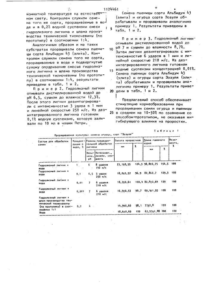 Способ получения состава для предпосевной обработки семян (патент 1124461)
