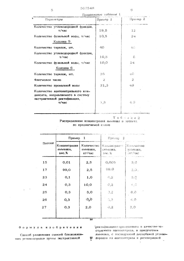 Способ разделения смесей близкокипящих углеводородов (патент 507548)