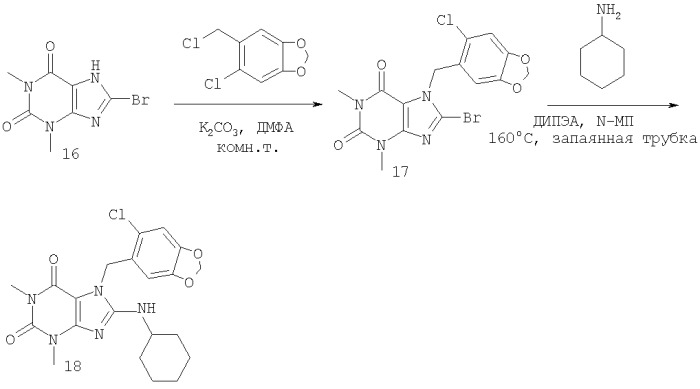 Ингибиторы ксантин-фосфодиэстеразы v, способ их получения, фармацевтическая композиция, применение и способ лечения (патент 2302420)