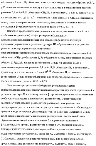 Придающее маслостойкость/жиро- и водонепроницаемость проклеивающее вещество для обработки целлюлозных материалов (патент 2325407)