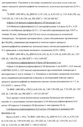 Новые производные фталазинона в качестве ингибиторов киназы аврора-а (патент 2397166)