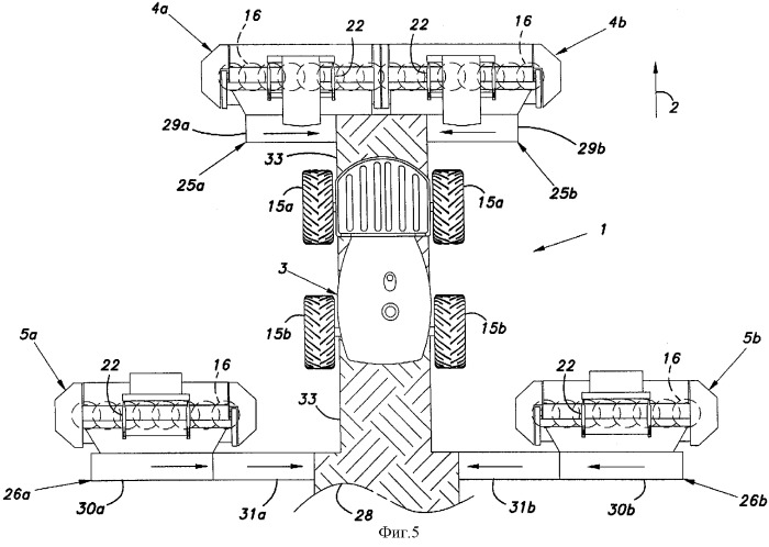 Сельскохозяйственная косилка с несущим транспортным средством и несколькими рабочими узлами (патент 2305397)