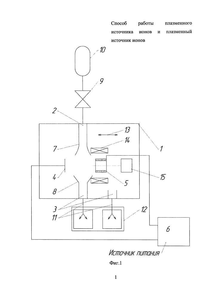 Способ работы плазменного источника ионов и плазменный источник ионов (патент 2620603)