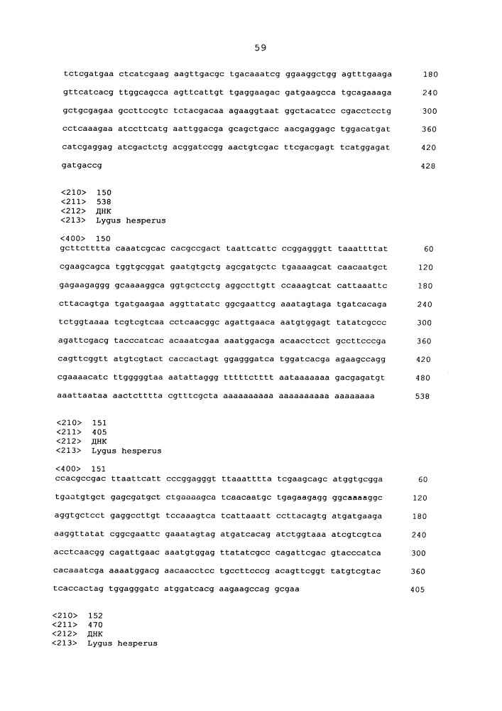 Подавление экспрессии генов у насекомых-вредителей (патент 2665549)