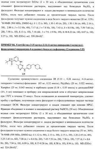 Би-арил-мета-пиримидиновые ингибиторы киназы (патент 2448959)